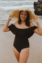 Load image into Gallery viewer, Off the Shoulder One Piece - Ocean Leopard
